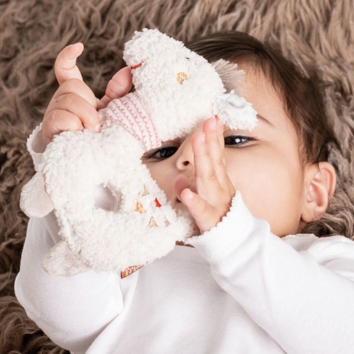 Soft Ring Rattle Llama - Image 2