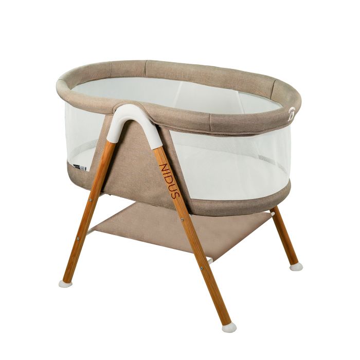 Asalvo Nidus Mini Cot / Bed-side Crib - Beige - Image 6