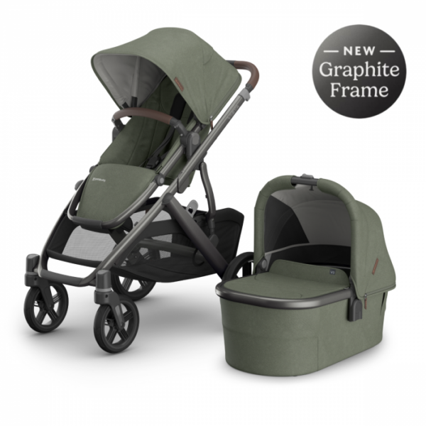 Uppababy Vista V3 pushchair & carrycot - Evelyn