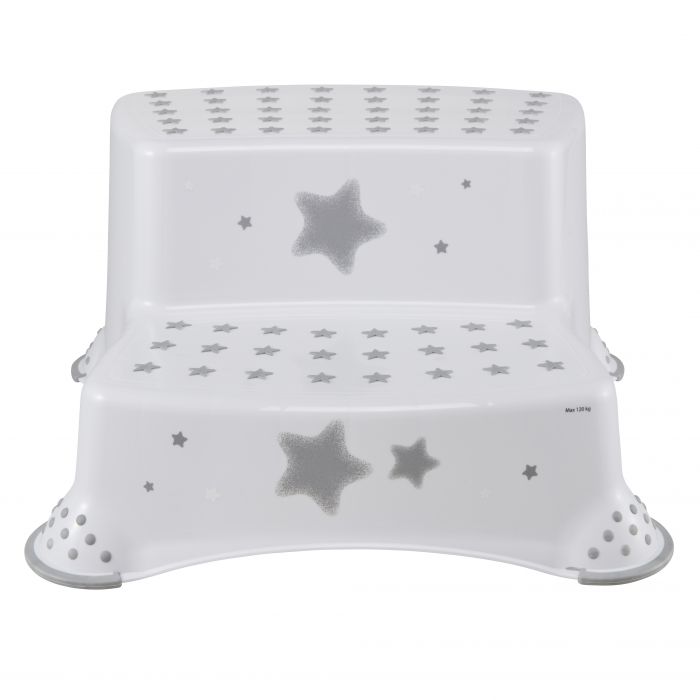 Keeper Double Step Stool - White Star - Image 4