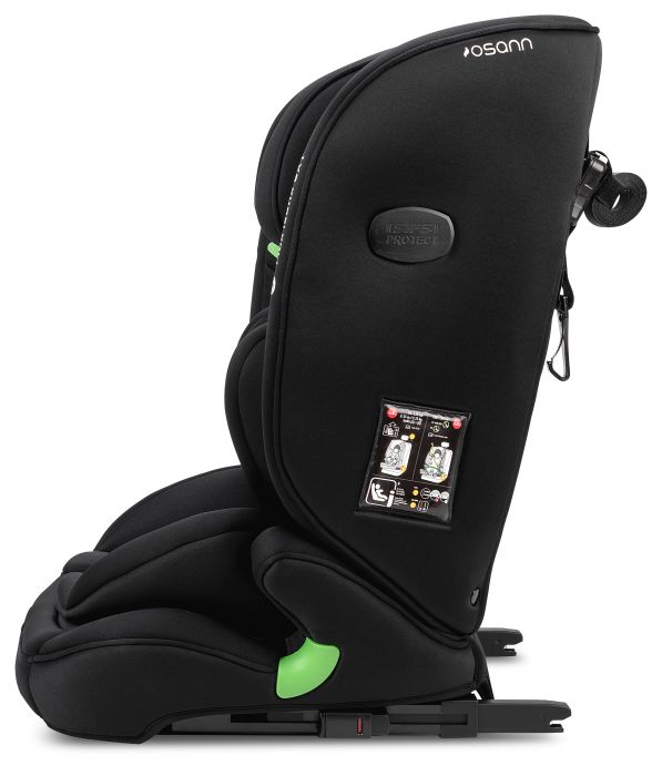 Osann Flux Isofix eXT i-Size Booster Seat - Secure Full Harness Up to 6 Years & 23 kg with NEW Sensor for Easy Installation - Image 13