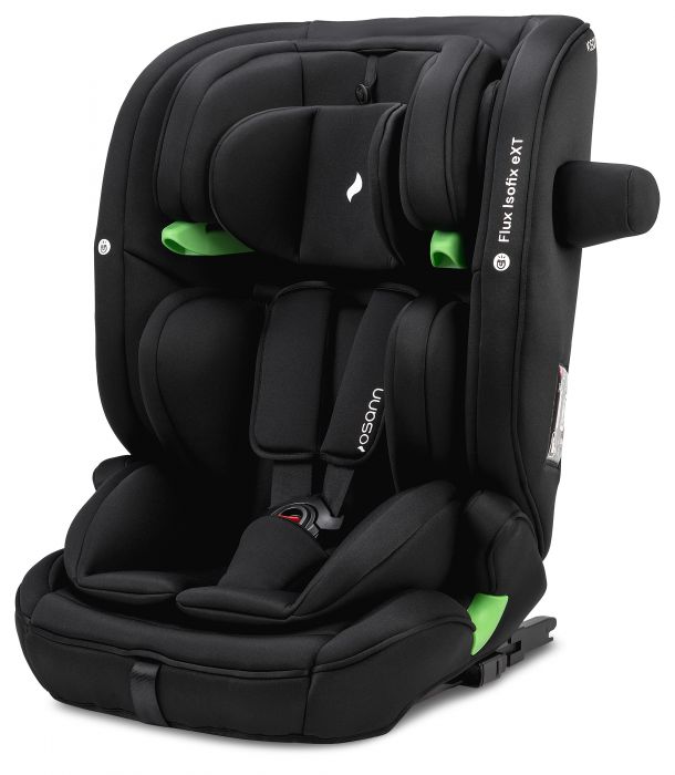Osann Flux Isofix eXT i-Size Booster Seat - Secure Full Harness Up to 6 Years & 23 kg with NEW Sensor for Easy Installation - Image 2