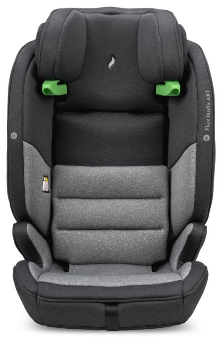Osann Flux Isofix eXT i-Size Booster Seat - Secure Full Harness Up to 6 Years & 23 kg with NEW Sensor for Easy Installation - Universe Grey - Image 11
