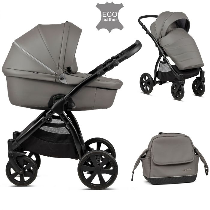 Noordi FJORDI 3 IN 1 Travel System - Leather Finish Graphite - Image 5