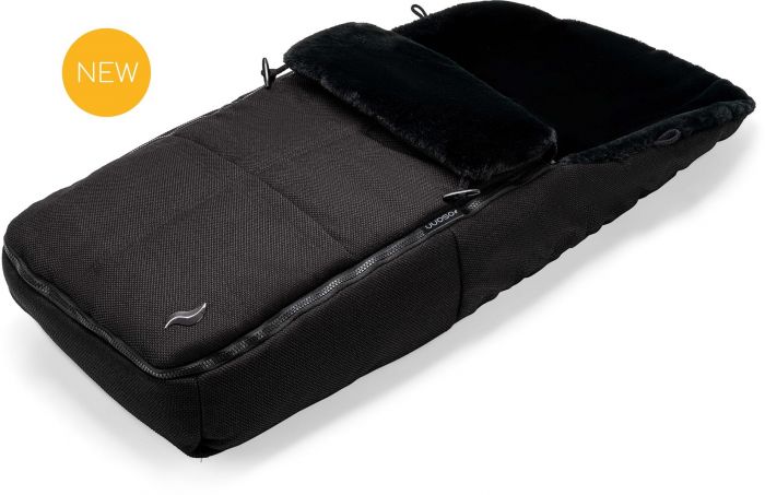 Asalvo Kibu Lightweight Stroller (Birth to 22 kg) + FREE Osann Footmuff - Black - Image 11