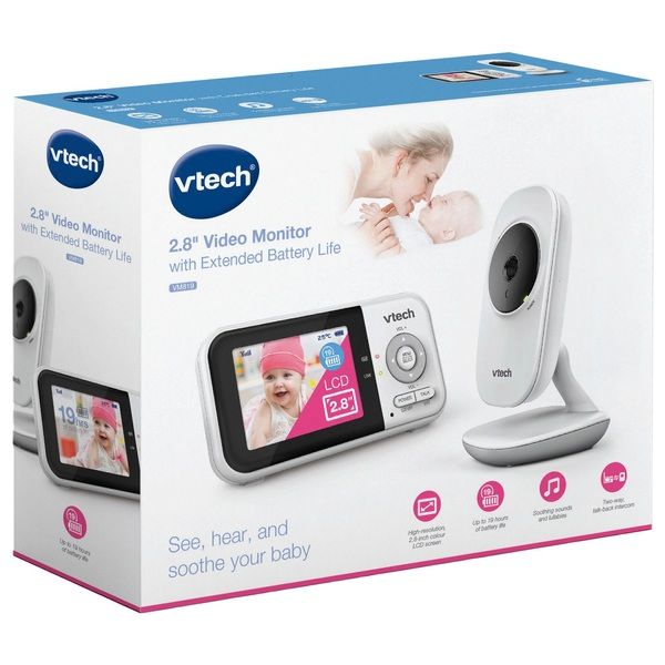 VTech 2.8" VM819 Video Baby Monitor - Night vision, long battery life, sounds & lullabies - Image 5