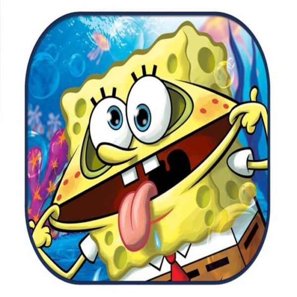 Spongebob Car Sunshades - 2 Pack Universal Car Side Window Sunshades