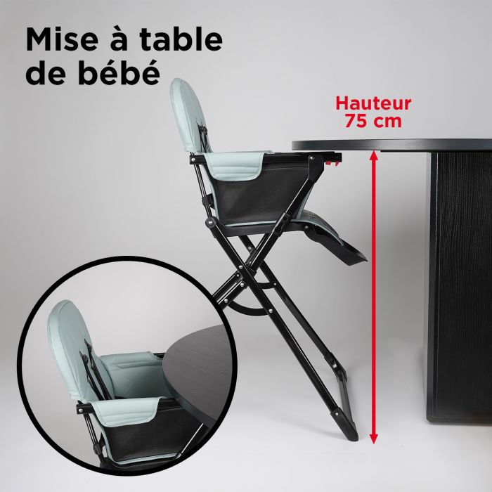 Thermobaby Ultra-Compact Folding High Chair with Removable Tray - Image 6