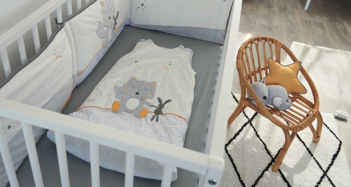 Tineo Baby Sleeping Bag, 0-6 months, 2.5 Tog, 100% Cotton - Image 3