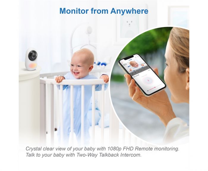 VTECH RM2751 2.8" Full HD Smart Video Baby Monitor - Image 4