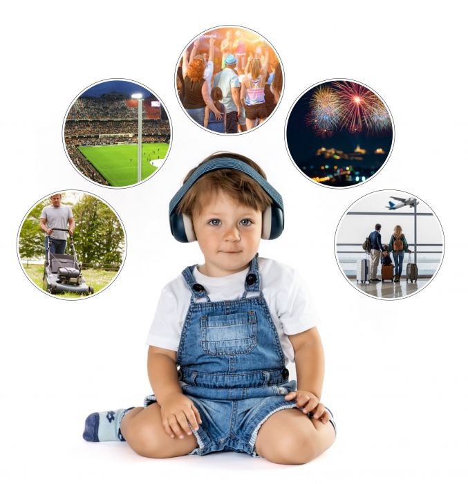 SilentGuard Baby Capsule Ear Protectors - Blue - Image 2