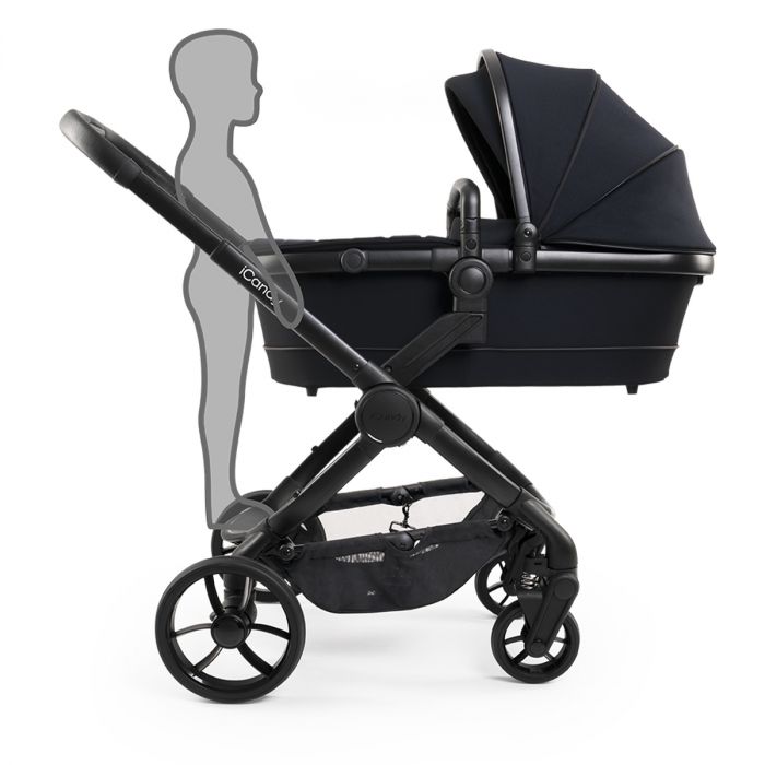 iCandy Peach 7 Combo Pushchair Complete Bundle, Black Edition - Image 3