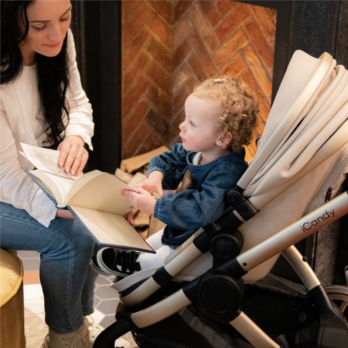 iCandy Peach 7 Combo Blonde Pushchair Complete Bundle, Biscotti - Image 8