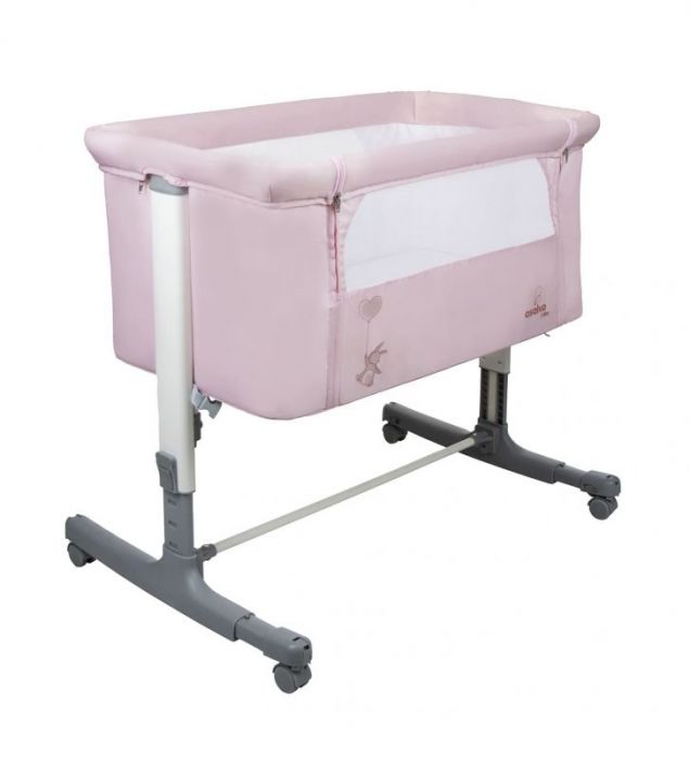 Asalvo Calm Co-Sleeper Crib - Pink - Image 3