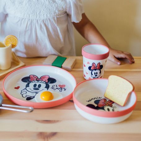 Disney Baby Minnie Mouse Mealtime Set – Includes Bowl, Plate, and Cup - Image 7
