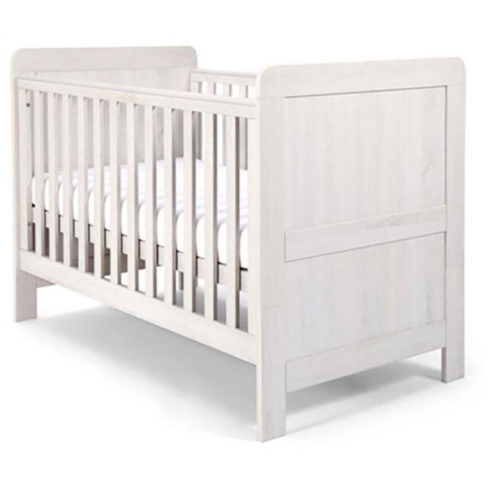 Mamas & Papas Atlas Cotbed, Dresser & Wardrobe Package - Nimbus White - Image 5