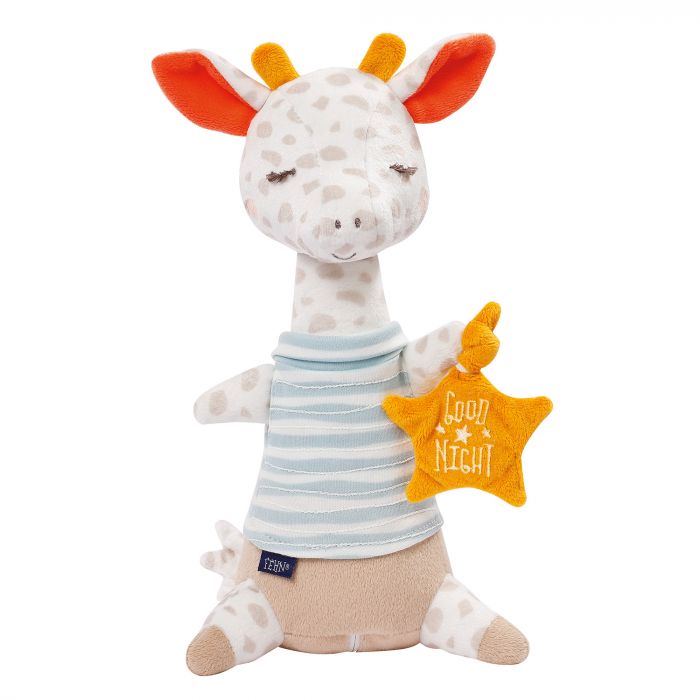 Fehn Giraffe Night Light - Soft Cuddly Toy with Multi-Color Glow - Snooze Mode & Washable - Ideal Newborn Gift