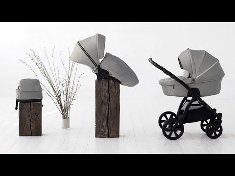 Noordi FJORDI 3 IN 1 Travel System - Leather Finish Graphite - Image 2