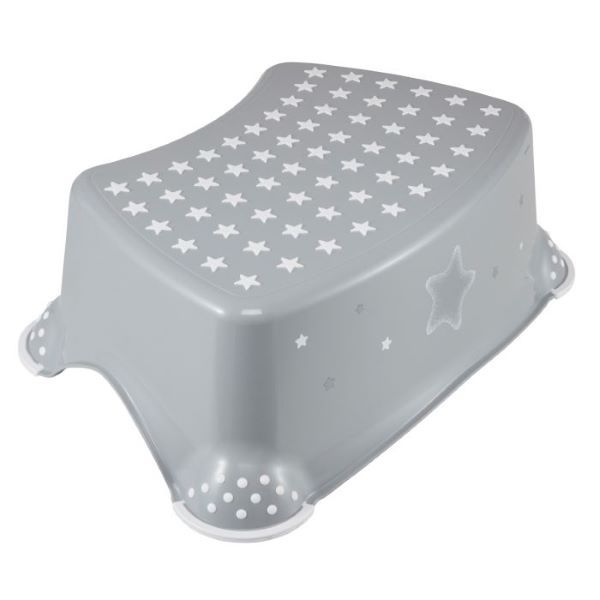 Keeper Single Step Stool Grey