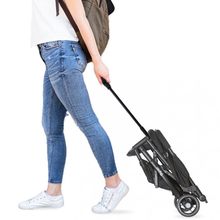 Asalvo Tumbuctu Compact Stroller - Black - Image 6