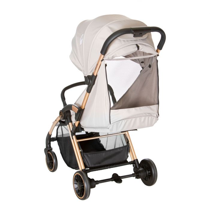 Asalvo Plis Plas Lightweight Travel Stroller (Birth to 15 kg) - Beige - Image 4