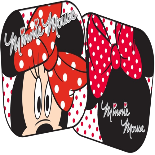 Minnie Mouse Car Sunshades - 2 Pack Universal Car Side Window Sunshades