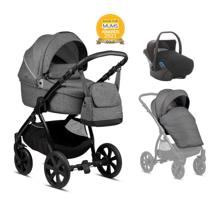 Noordi FJORDI 3 IN 1 Travel System - Dark Grey - Image 6