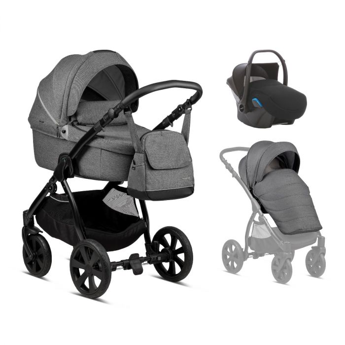 Noordi FJORDI 3 IN 1 Travel System - Dark Grey - Image 7