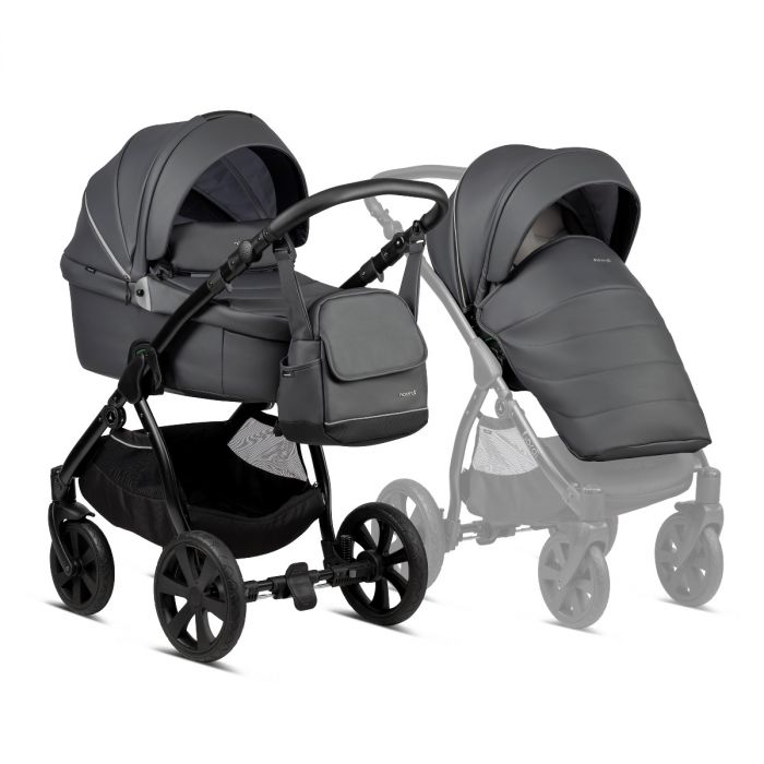 Noordi FJORDI 3 IN 1 Travel System - Leather Finish Shadow Grey - Image 7