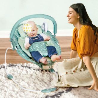 Asalvo Pinchi Green Musical Baby Rocker - Image 2
