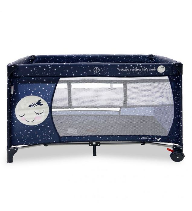 Asalvo Smooth Travel Cot – Moon - Image 2
