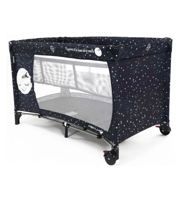 Asalvo Smooth Travel Cot – Moon - Image 3