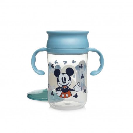 Disney Baby Mickey 360° Trainer Cup with Lid – Leak-Proof Baby Drinking Cup with Handles (395ml) - Image 4