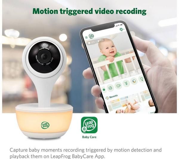 LeapFrog LF815HD 5" Smart Video Baby Monitor – Full HD, Colour Night Vision, Remote Access & Night Light - Image 9