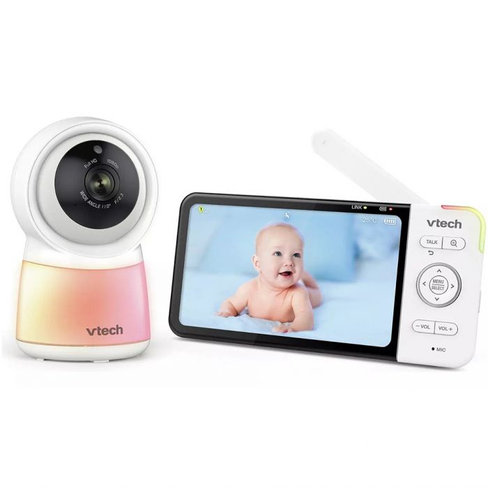 VTech RM5755HD 5" Smart HD Video Baby Monitor with App, Night Light & 1080p Camera - Image 5