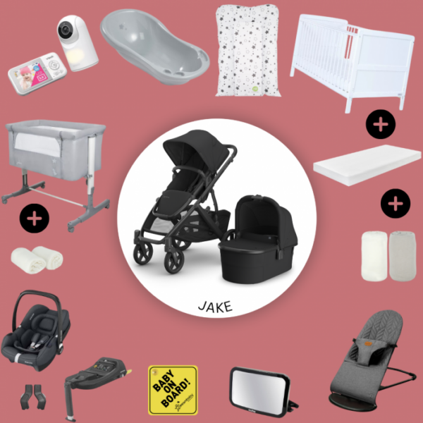 Uppababy Vista V3 Ultimate Newborn Bundle - Jake
