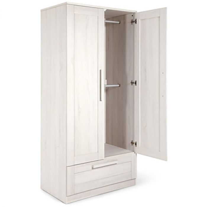 Mamas & Papas Atlas Cotbed, Dresser & Wardrobe Package - Nimbus White - Image 9